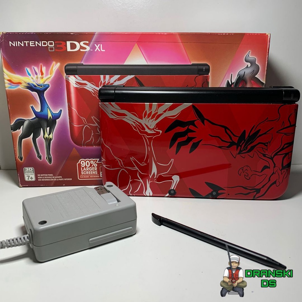 Nintendo 3DS XL Edição Pokemon X Y + 40 Jogos Escorrega o Preço