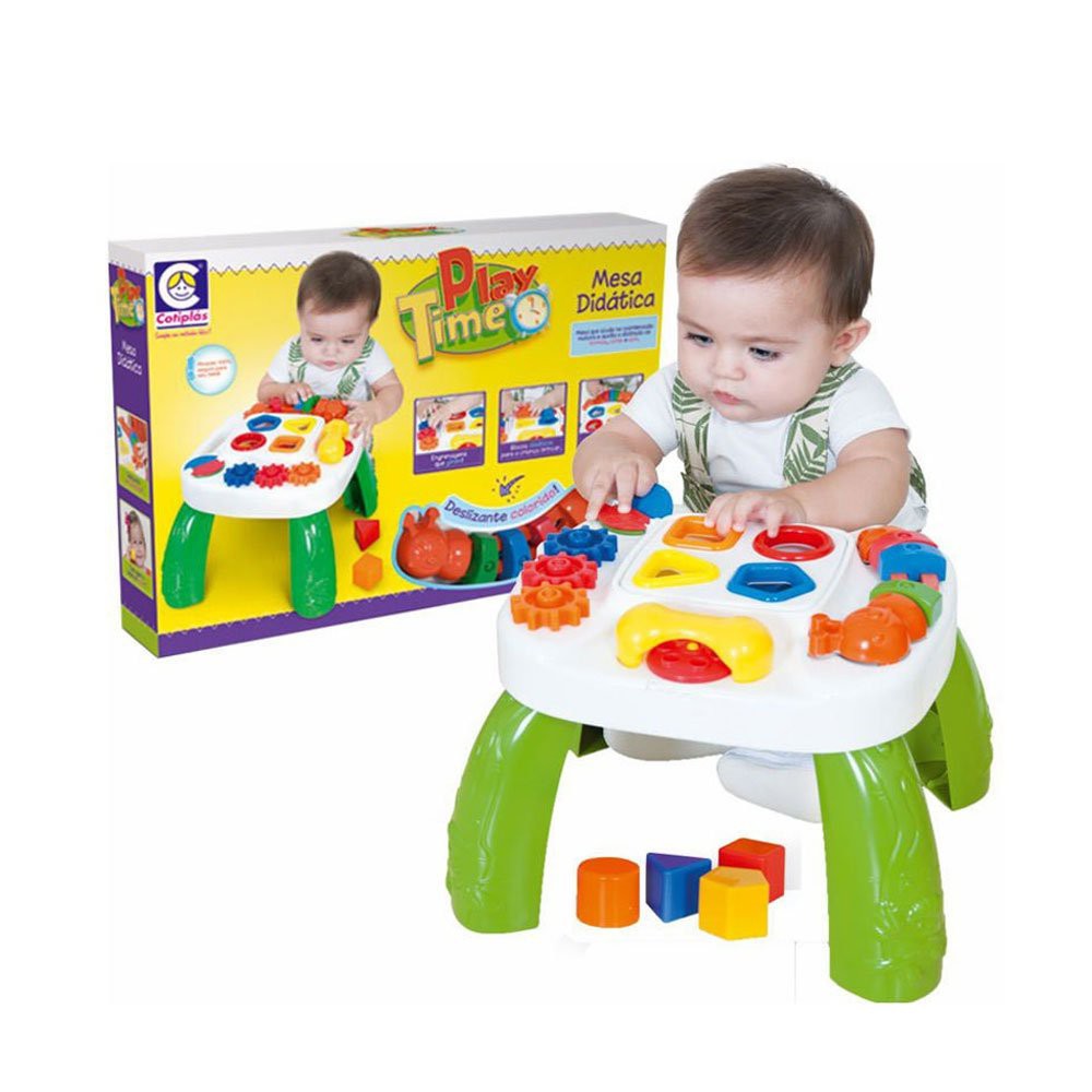 Brinquedo Educativo Playtime Cotiplás Mesinha C/ Atividades Shopee Brasil