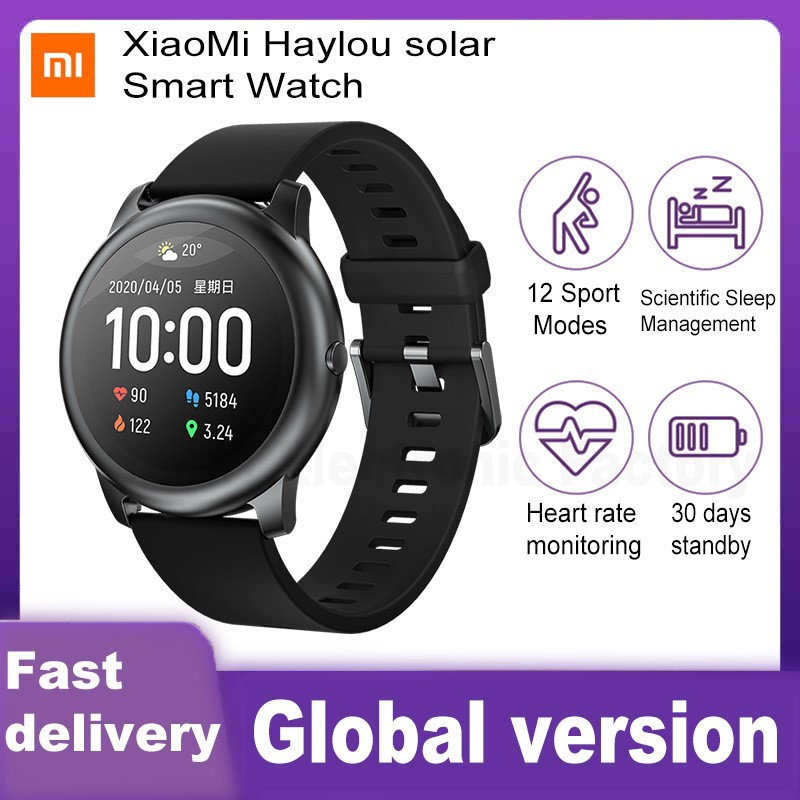 Original Xiaomi Youpin Haylou Solar Ls05 Smartwatch Relógio Inteligente