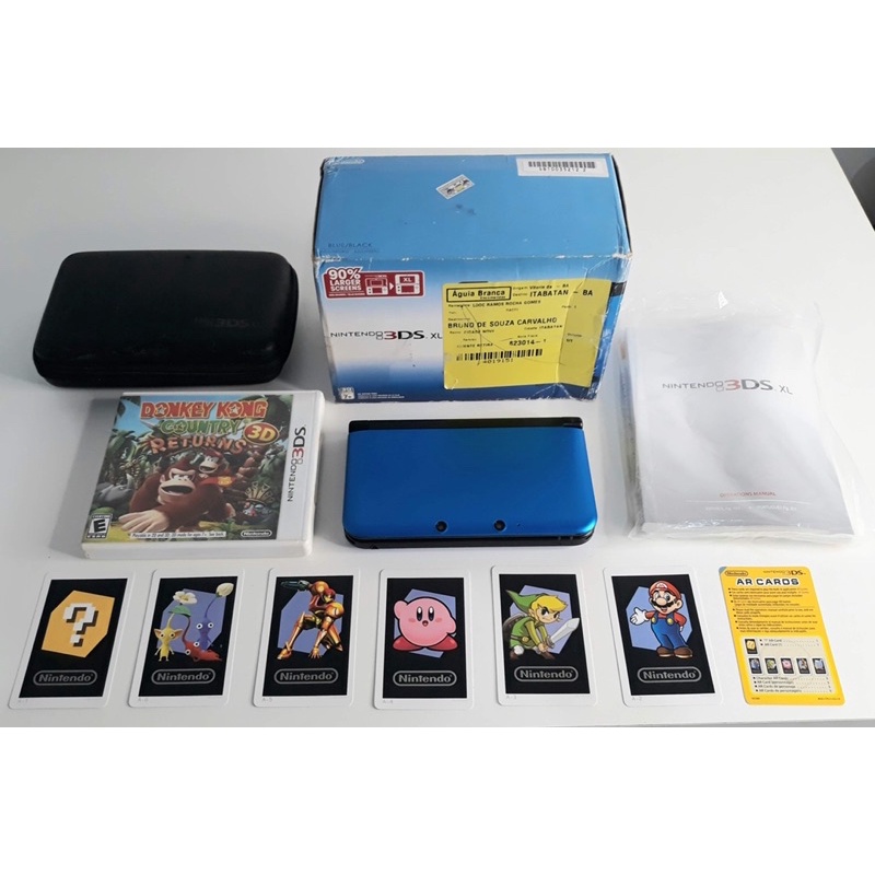 Nintendo 3ds XL Rosa Desbloqueado Escorrega o Preço