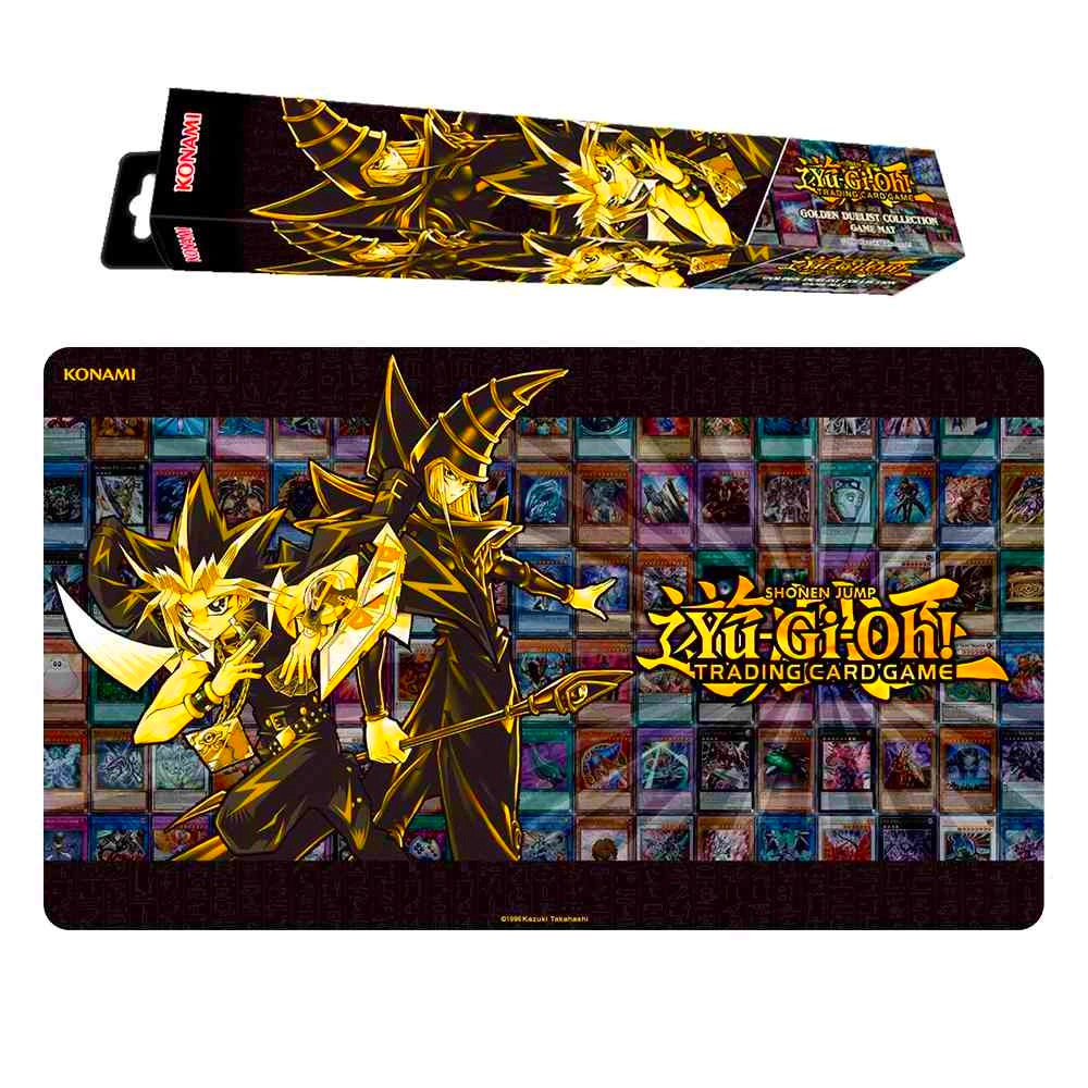 Campo De Duelo Playmat Yugioh coleção de ouro material oficial da