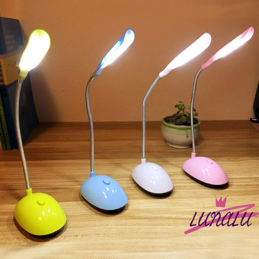 Luminária Mini De Mesa Sem Fio Led Leve Dobrável Portátil Leitura