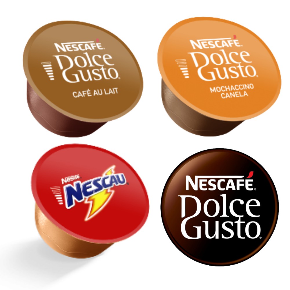 Cápsula Dolce Gusto Kit 30 cápsulas Nescafé Dolce Gusto Mochacino