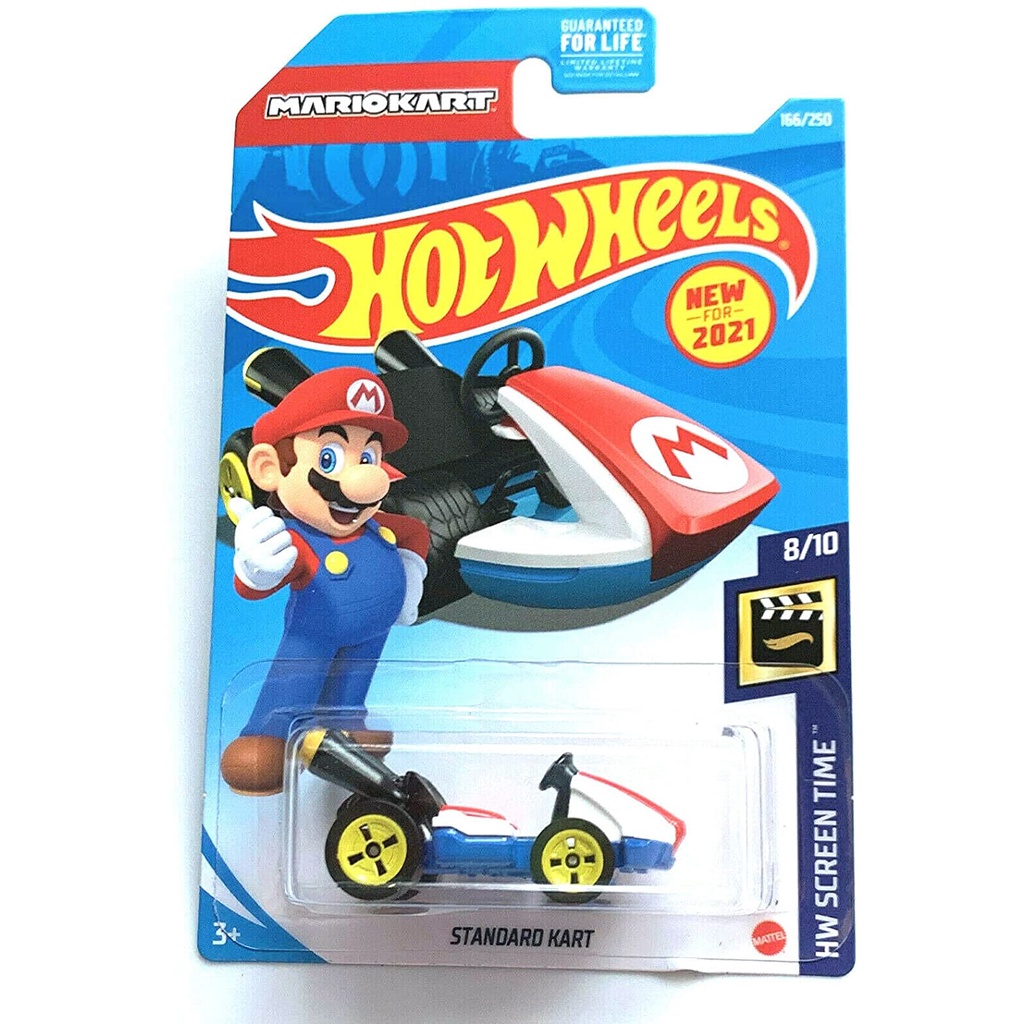 HOT WHEELS Mario Kart Standard Kart Super Mario Escorrega o Preço