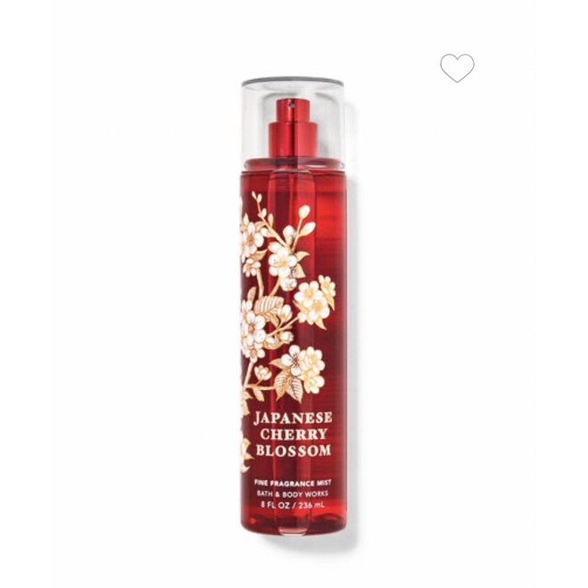 Body Splash Japanese Cherry Blossom Fragance Mist Bath & Body Works