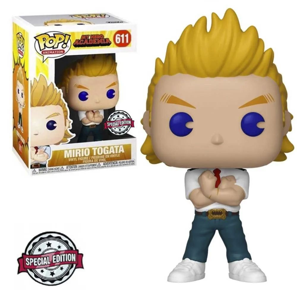 Boneco Funko Pop My Hero Academia Mirio Togata 611 Exclusivo Boku No