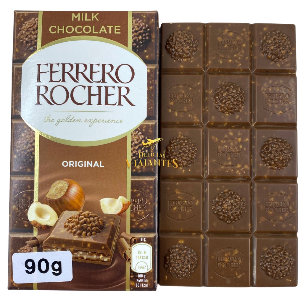 Ferrero Rocher em Barra Ferrero Rocher Importado 90g Shopee Brasil