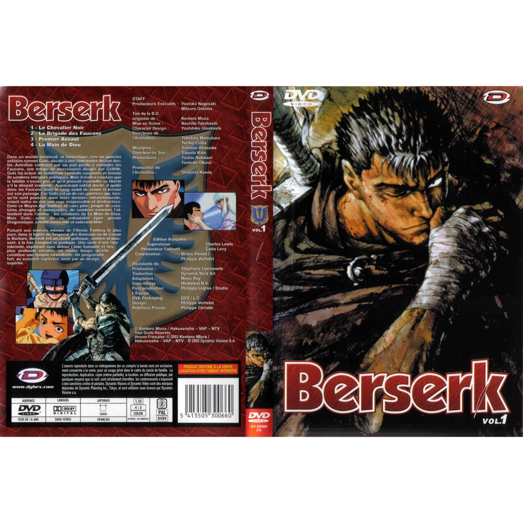 Berserk serie completa 25 episodios 3 dvds Shopee Brasil