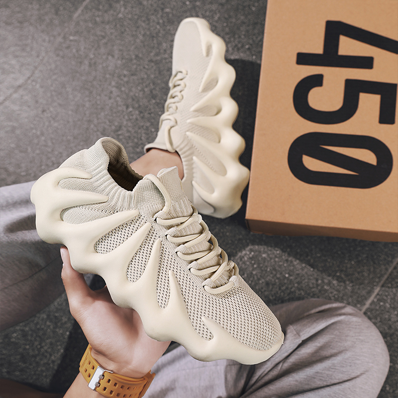 Adidas Yeezy 450 Vulcão Xiao Long Bao Cinza Coco 450 Running Shoes Moda