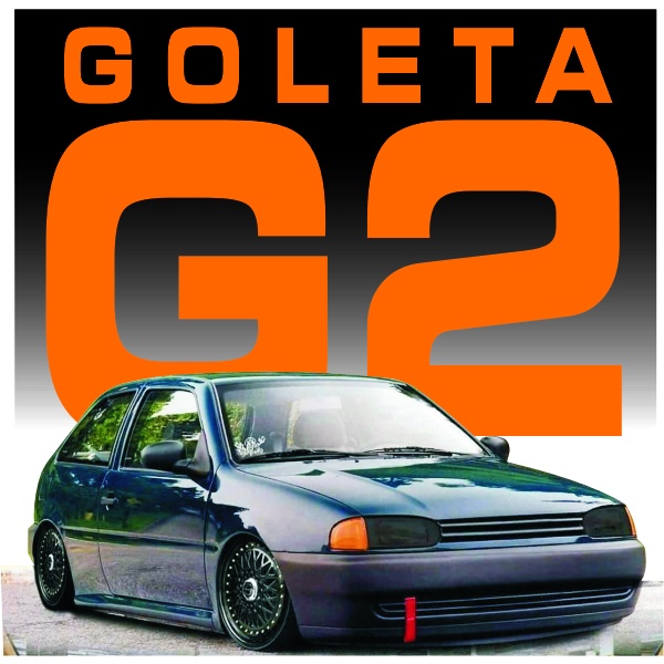 Goleta G2 Gol duas portas Soleira em vinil fibra + emblemas cromados