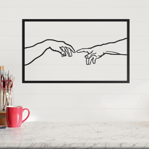 Quadro Decorativo Parede Diversos O Homem E Deus 30cm Shopee Brasil