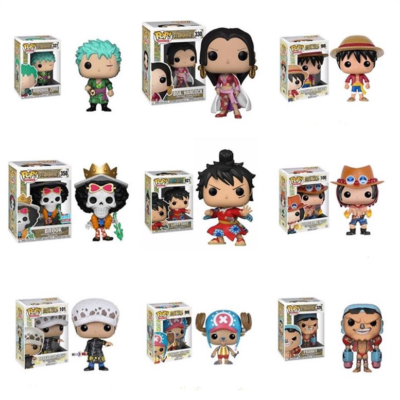 Funko Pop Luffy Chopper Zoro Frank Trafalgar Law Nami One Piece Action