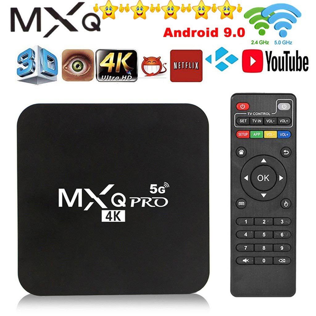 Tv Box Smart 4k Pro 5g 4gb/ 64gb Wifi Android 10.1 Tv Box Smart MXQ PRO