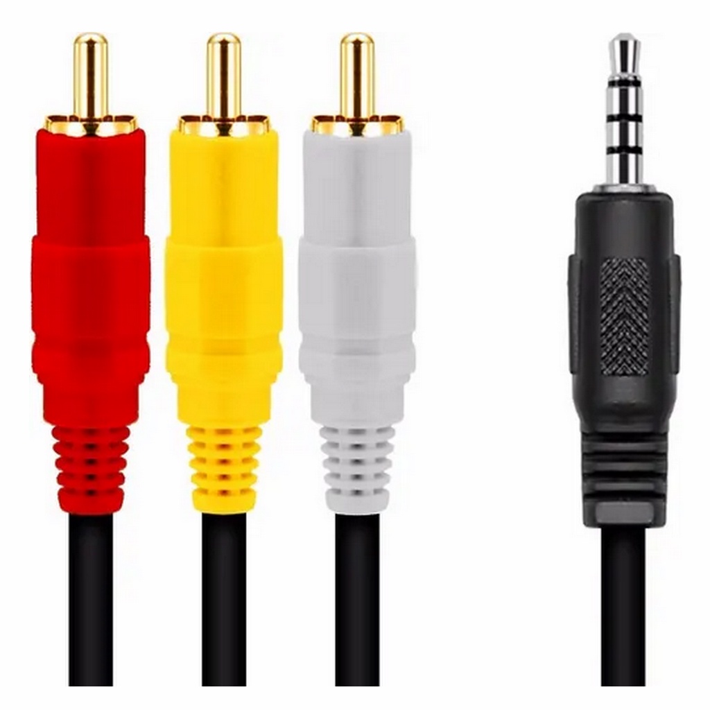 Cabo Av Rca P/ Tv Box Transforme Sua Tv De Tubo Em Smart Shopee Brasil