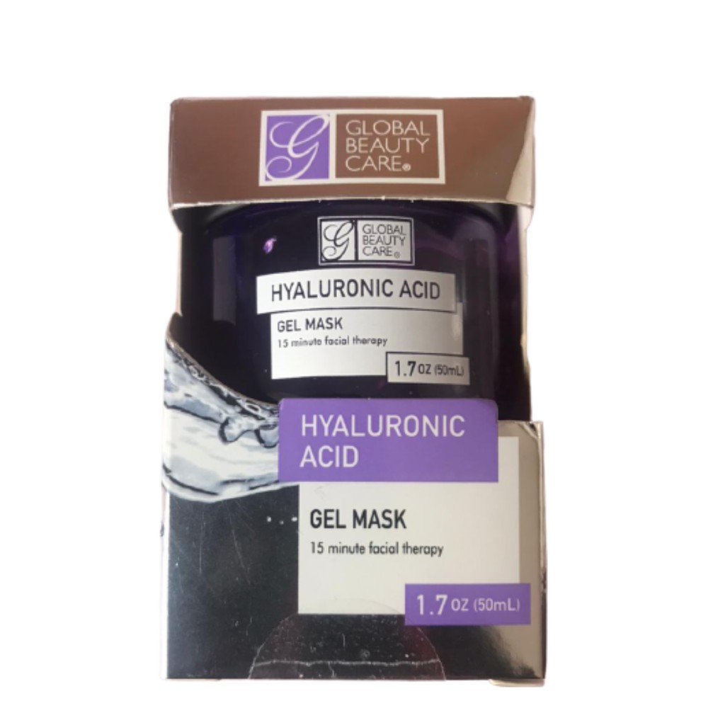Gel Mask Hyaluronic Acid Global Beauty Care® (Máscara em Gel ácido