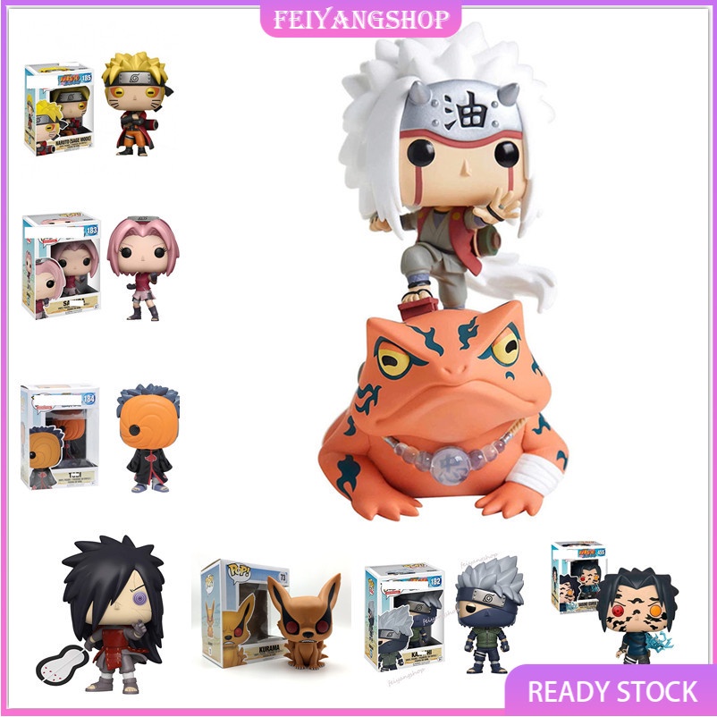 Boneco Funko Pop Naruto / Juiraiya Shippuden Uchiha Obito Haruno Sakura