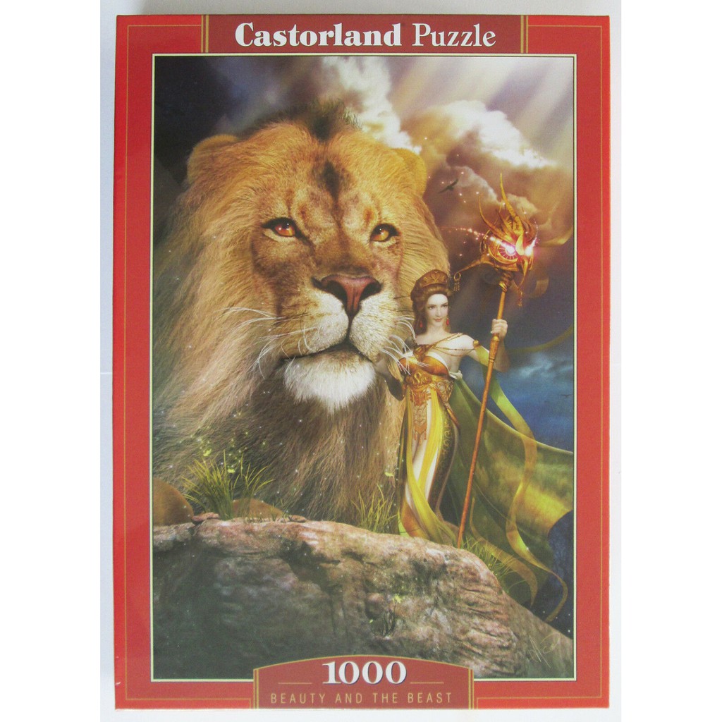 Quebracabeça 1000pecas Puzzle Importado A Bela E A Fera Castorland Shopee Brasil