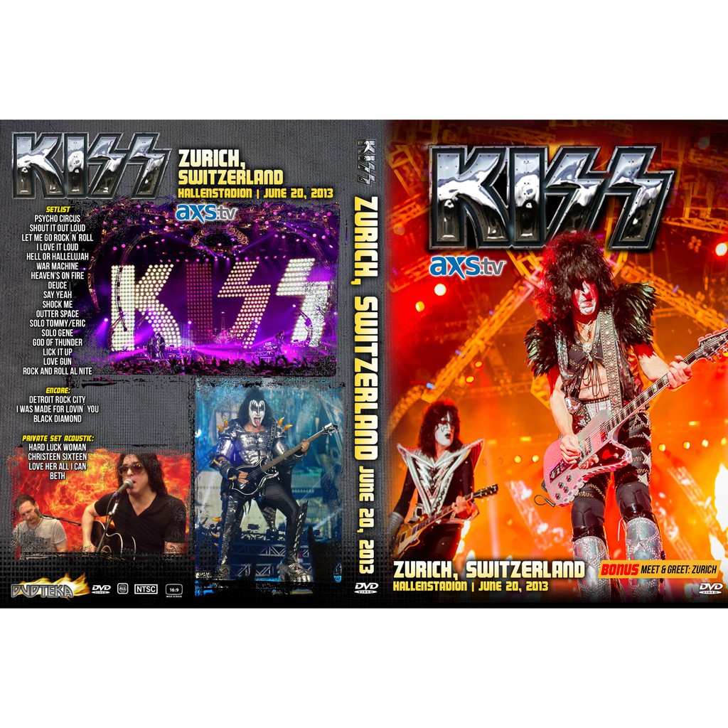 KISS BOOTLEGS RAROS COMPLETOS 4 DVDS Shopee Brasil