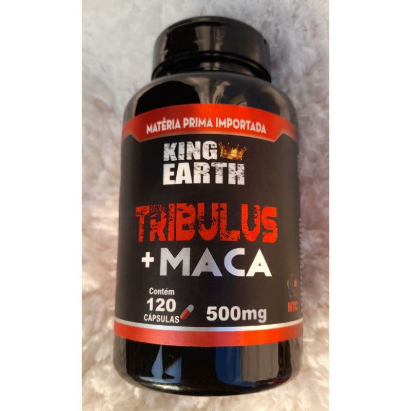 Tribulus com Maca Peruana 500mg 120caps matéria prima importada