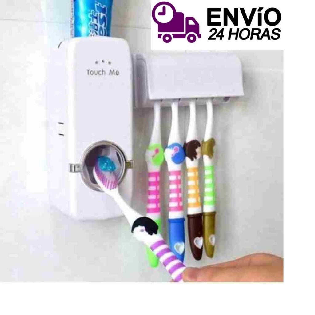 Dispenser de Creme Dental Pasta de Dente Suporte Escova Dente Shopee