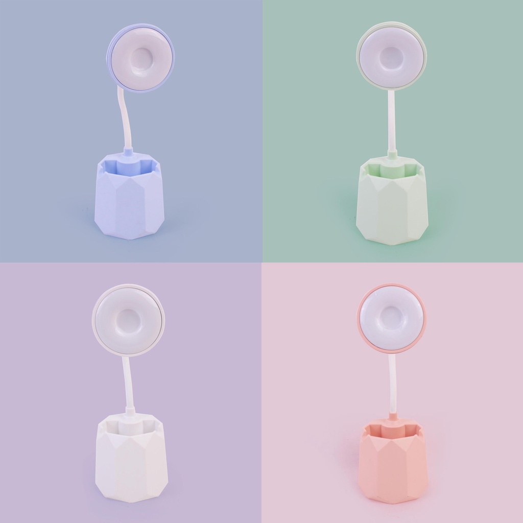 Luminária de Mesa LED Com Porta E Suporte Para Celular