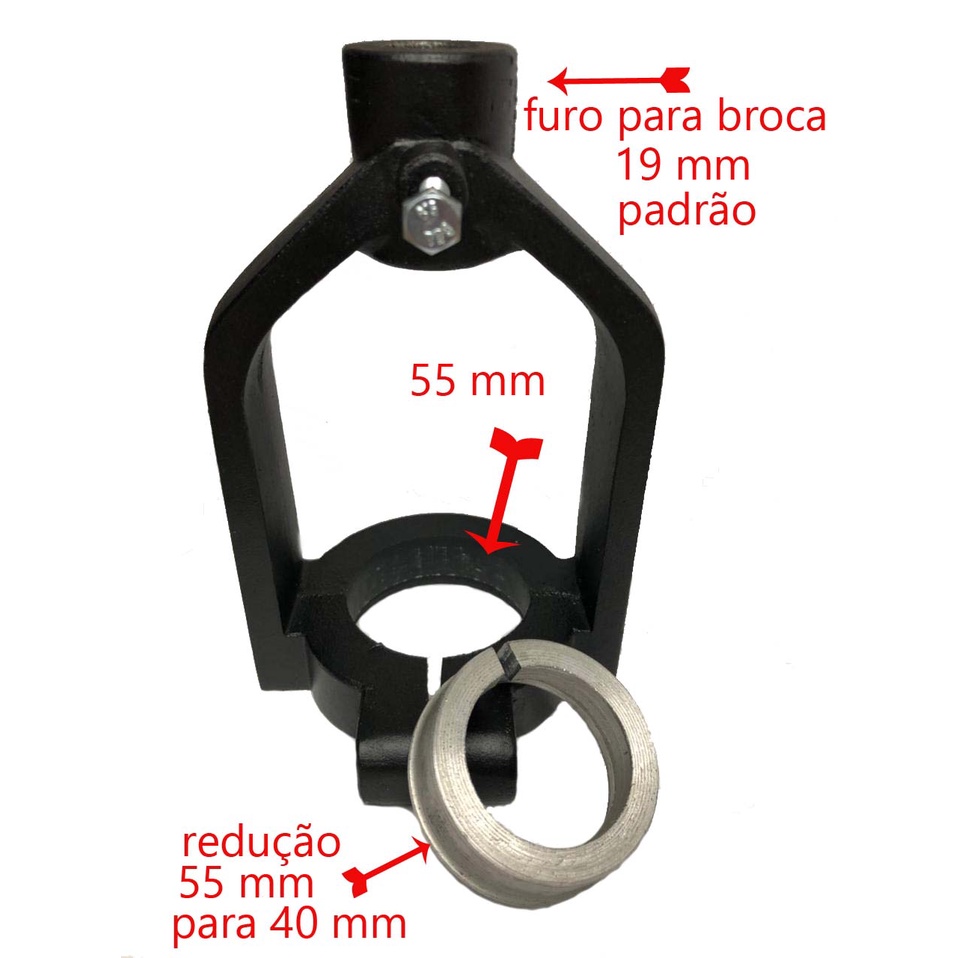 Adaptador P/ Broca Furo Quadrado Shopee Brasil