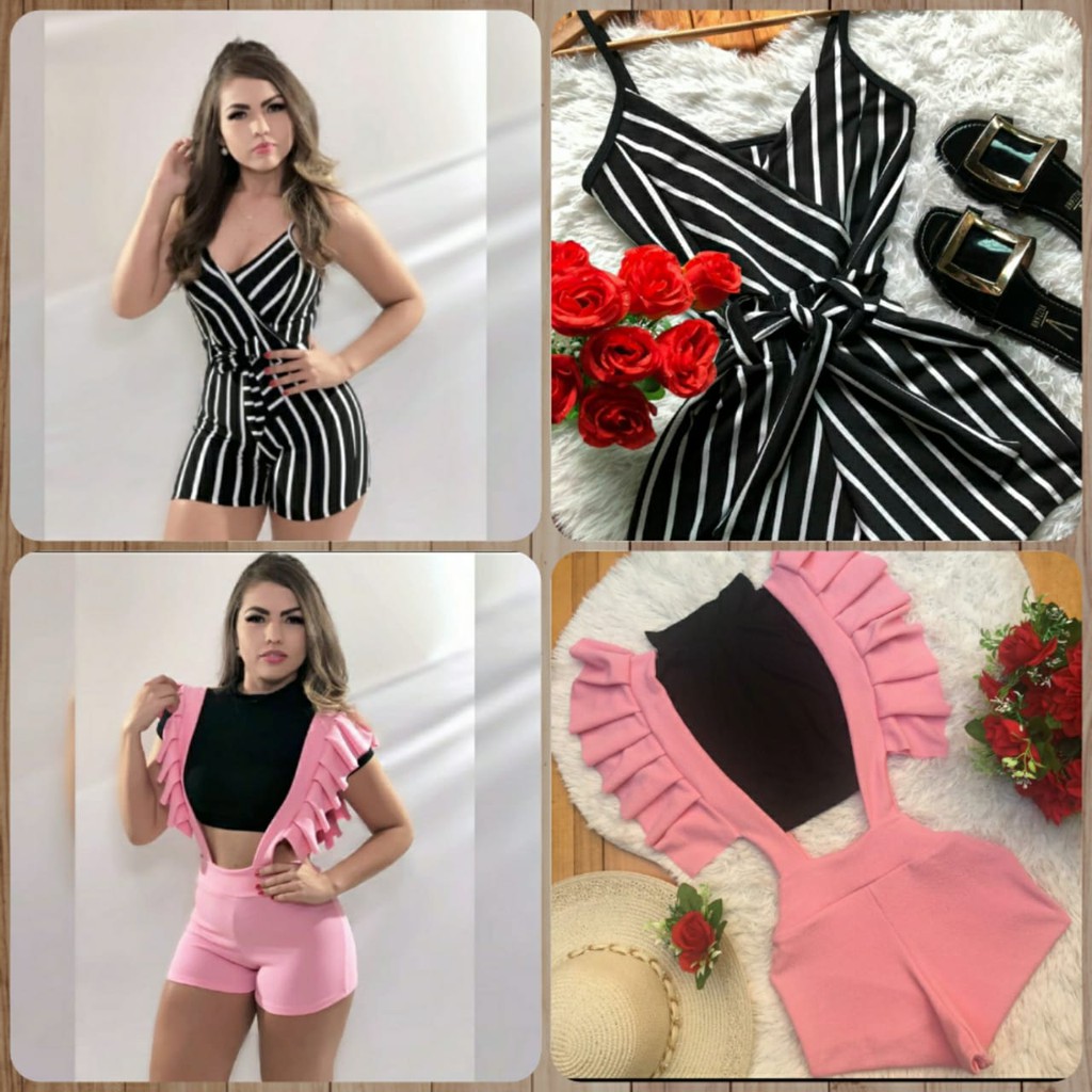 Conjuntos moda feminina Shopee Brasil