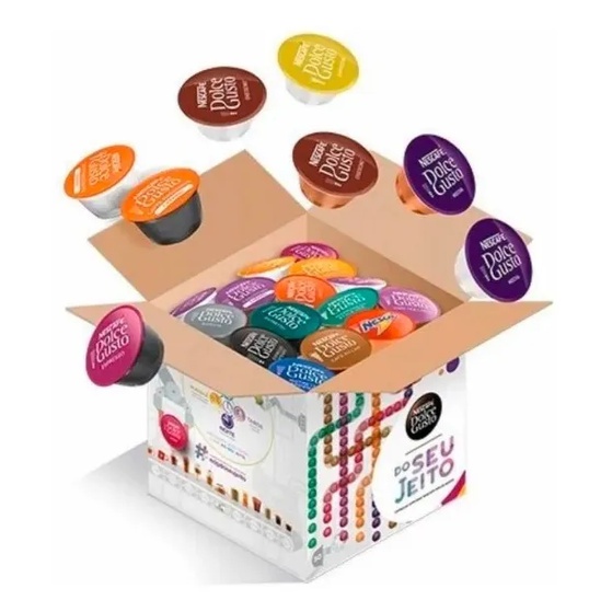Cápsulas Dolce Gusto Nescafé Monodose Sabores Unitário 1 Dose Original
