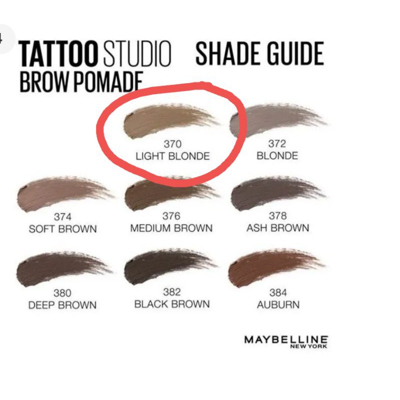Maybelline Tatto Studio (Pomada Para Sobrancelha) Original Cor: 370 Loiro Claro | Shopee Brasil 800_x_800_jpg