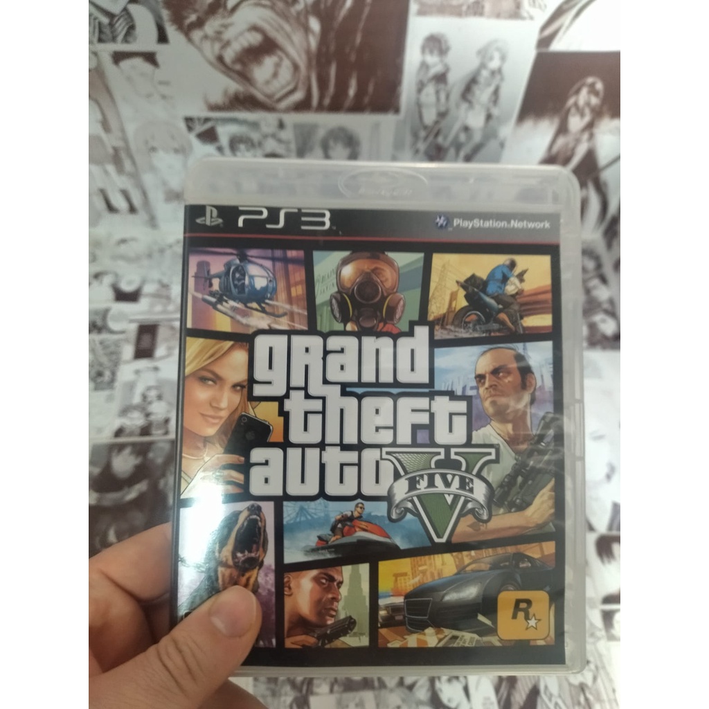 Jogo Ps3 Gta 5 Game Completo Escorrega o Preço