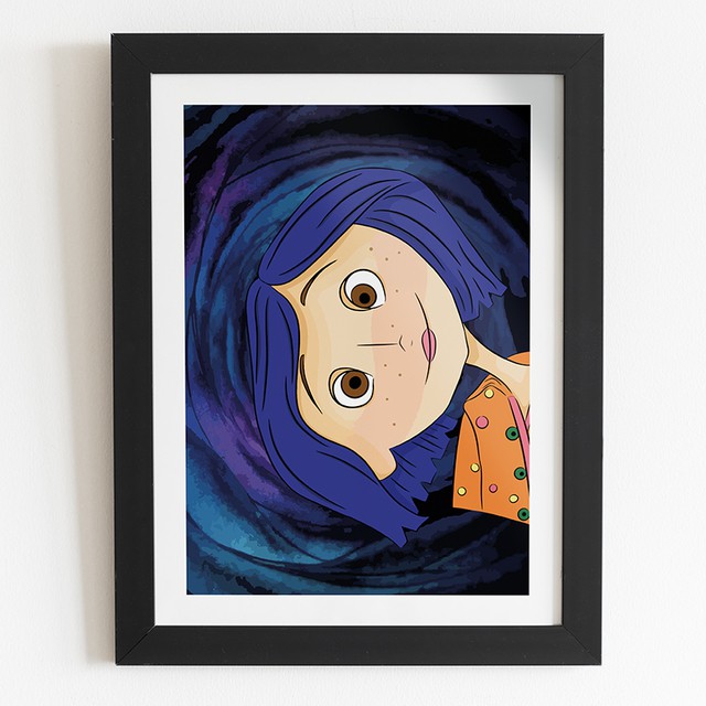Quadro Coraline e o Mundo Secreto Shopee Brasil