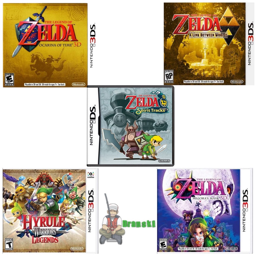 Jogos Nintendo 3DS 2DS New 3DS Xl Zelda Majora's Mask 3D Zelda A Link