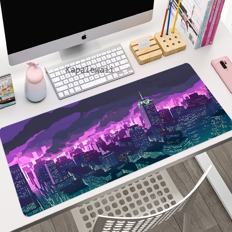 Mousepad Anime Fofo Mausepad Pink Setup Gamer Acessórios Escritório