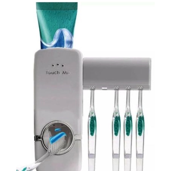Dispenser Aplicador Creme Dental Pasta Dente Suporte Escovas Shopee