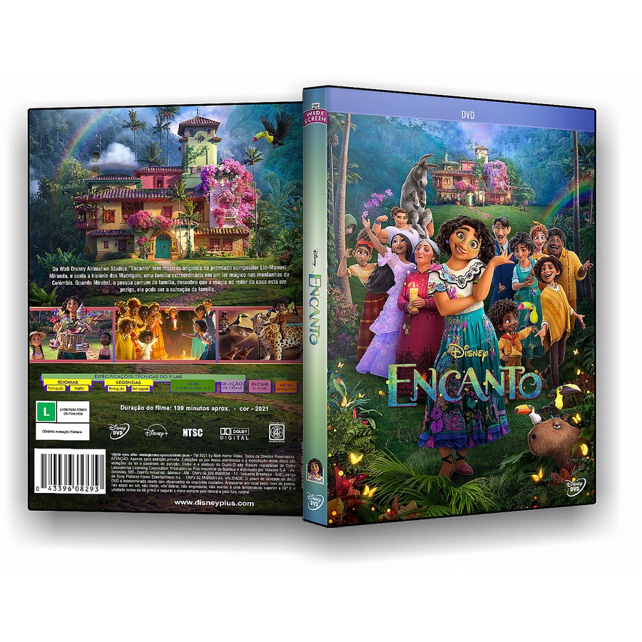 Dvd Encanto (dublado E Legendado) Shopee Brasil