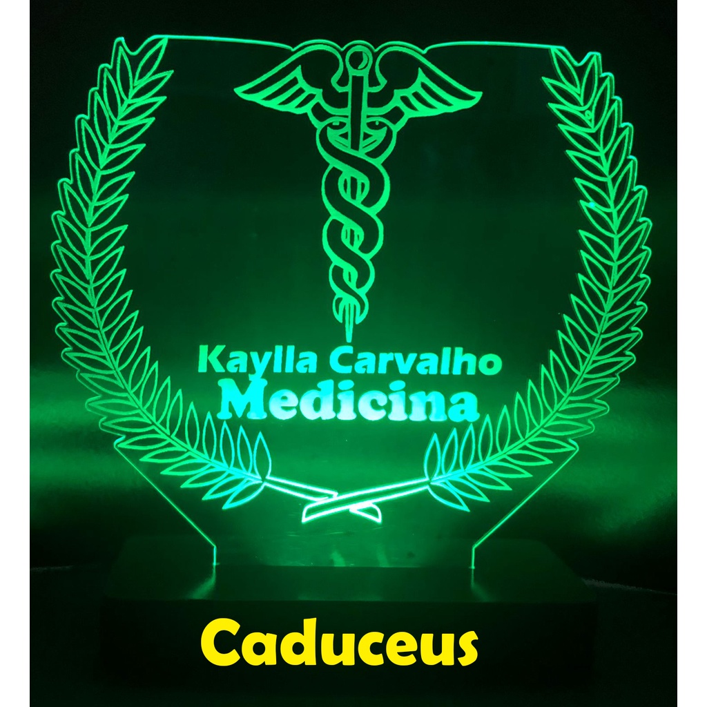 Decoração Luminária / abajur de acrílico, Laser Joinville, Profissões