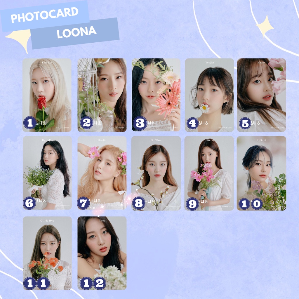 Photocards Loona 4th mini album Shopee Brasil