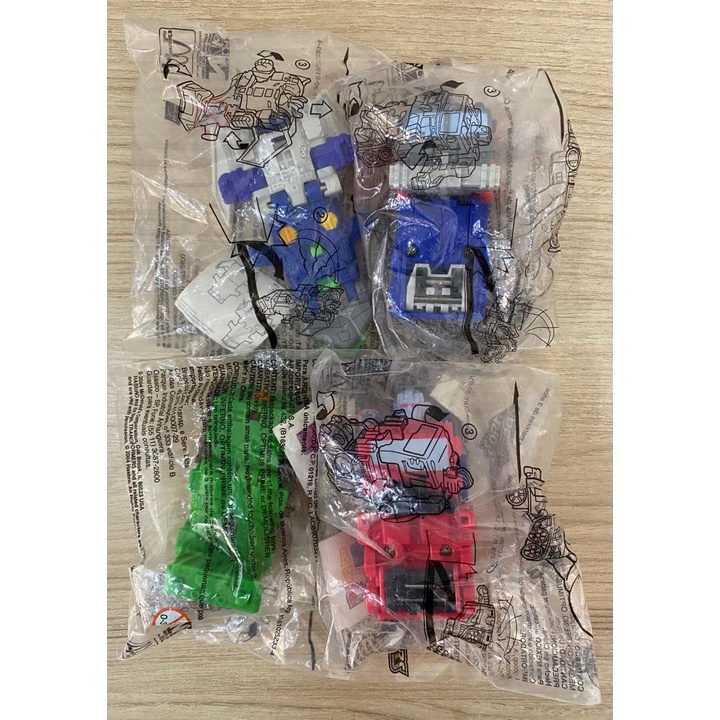 Coleção Bonecos Transformers Energon McDonalds Shopee Brasil