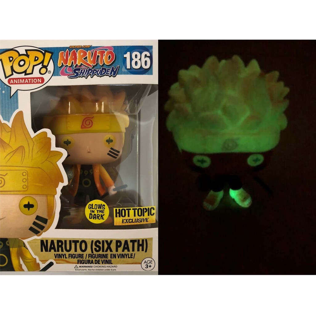 Funko Pop Animação Naruto Seis Caminho Glow In The Dark Hot Topic