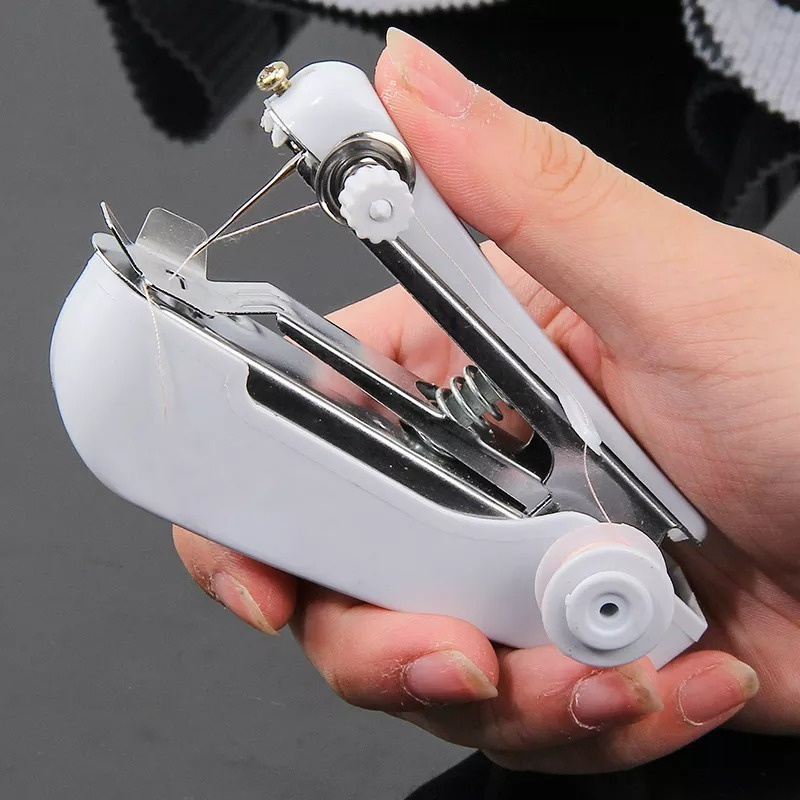 Mini Handheld Spring Come Maquina De Costura Artesanatos Custura Rapida