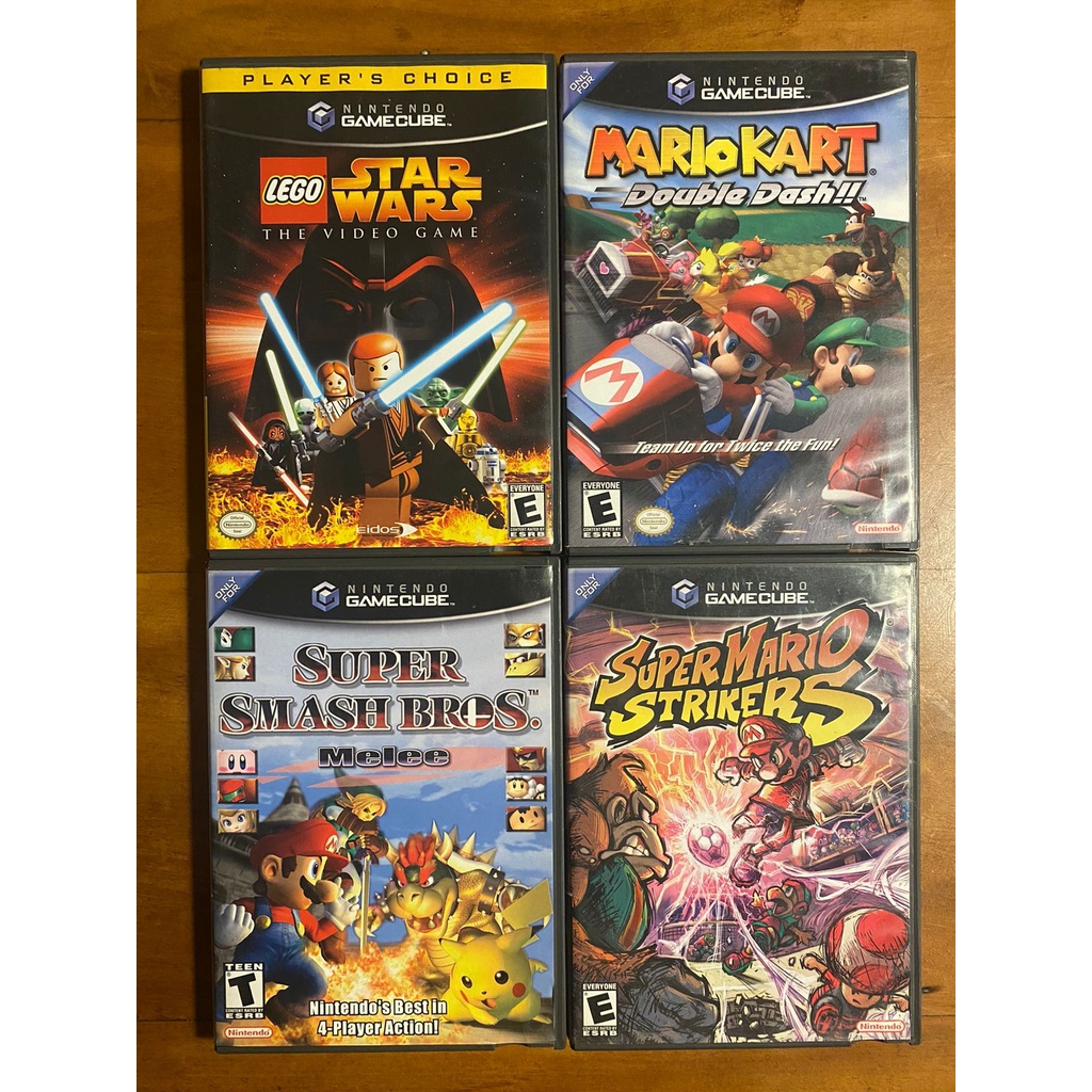 Jogos de Nintendo GameCube Originais Usados. Capa e manual originais. Todos em ótimo estado