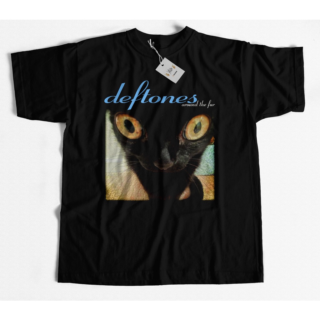 Camiseta Camisa Blusa Deftones Around The Fur gato cat meme Faz a Boa!