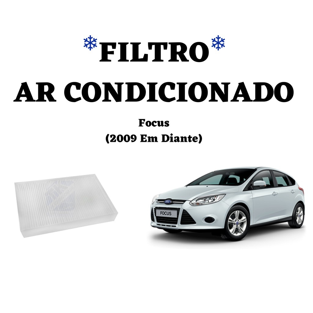 Filtro Ar Condicionado De Cabine Ford Focus Volvo | Shopee Brasil