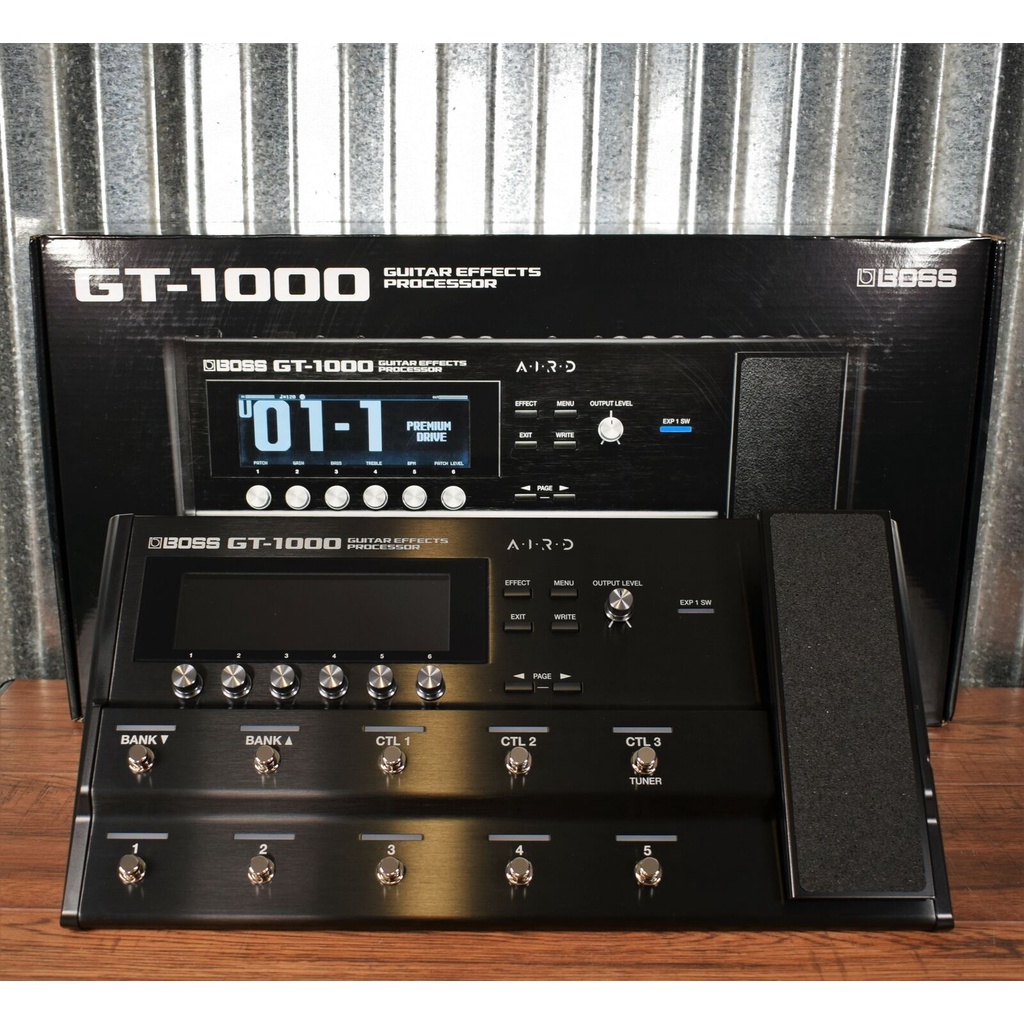 NOVO Boss GT1000 Multi Effect Guitar Processor Effect Pedal Shopee Brasil