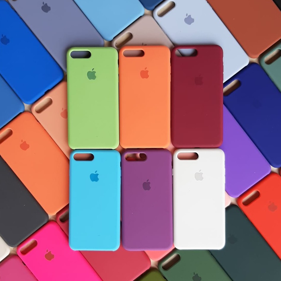 Capa Case Capinha iPhone 7 Plus e 8 Plus de Silicone e