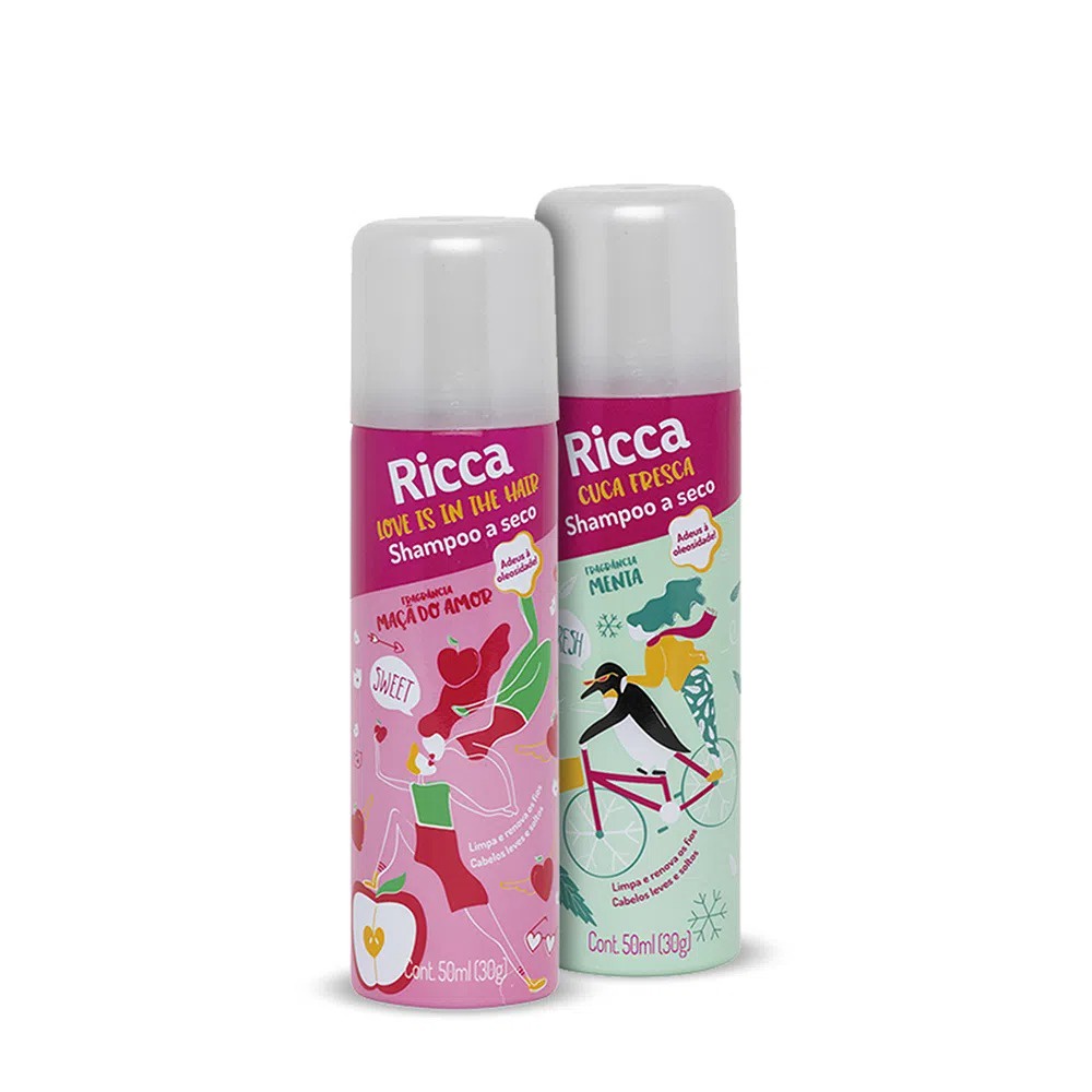 Shampoo A Seco Ricca 50ml Shopee Brasil