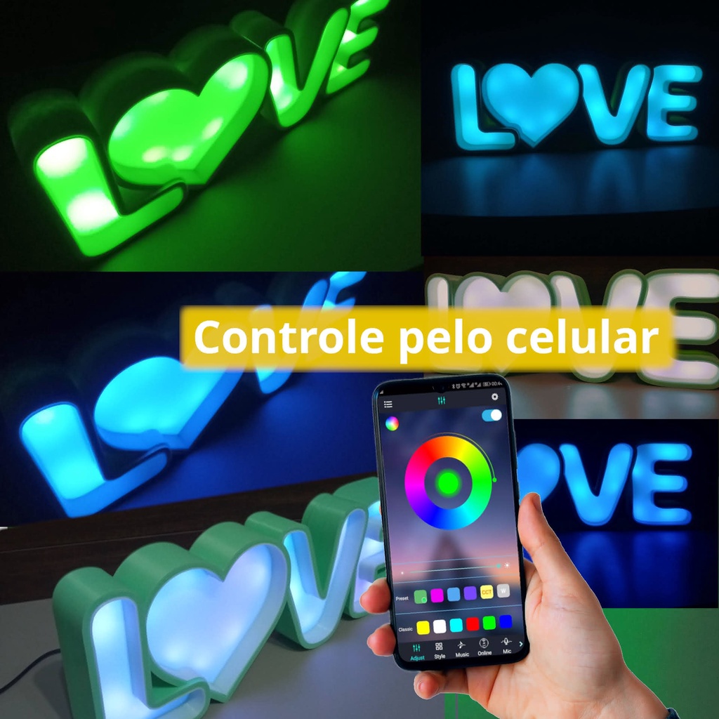 Luminaria personalizada Shopee Brasil