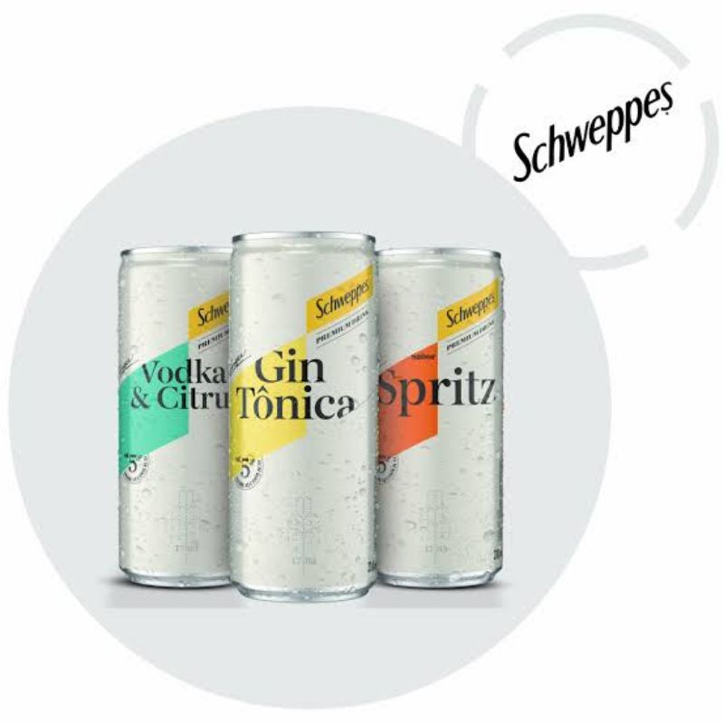 Schweppes Premium Drink Lata 310ml Shopee Brasil
