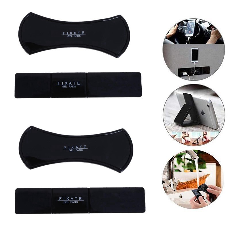 Fixate Gel Pads Tapete Aderente Antiderrapante Gel Mágico Fixador