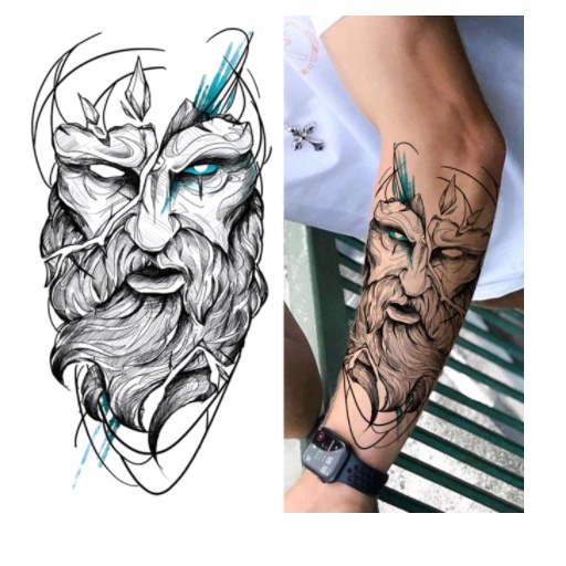 Tatuagem Temporária Kratos God Of War - Removível 21X11.5Cm - Pronta Entrega - Melhor Preço E Qualidade - Xqb-368 | Shopee Brasil 512_x_512_jpg
